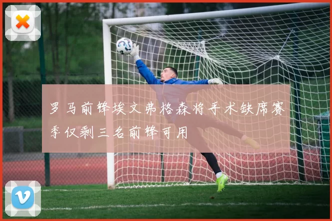 罗马前锋埃文弗格森将手术缺席赛季仅剩三名前锋可用